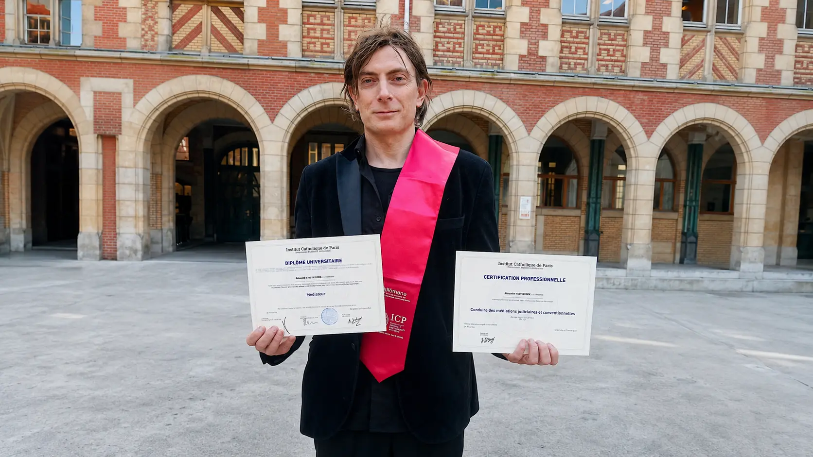 Alexandre Wojcieszek-Delile, médiateur diplômé de l'IFOMENE